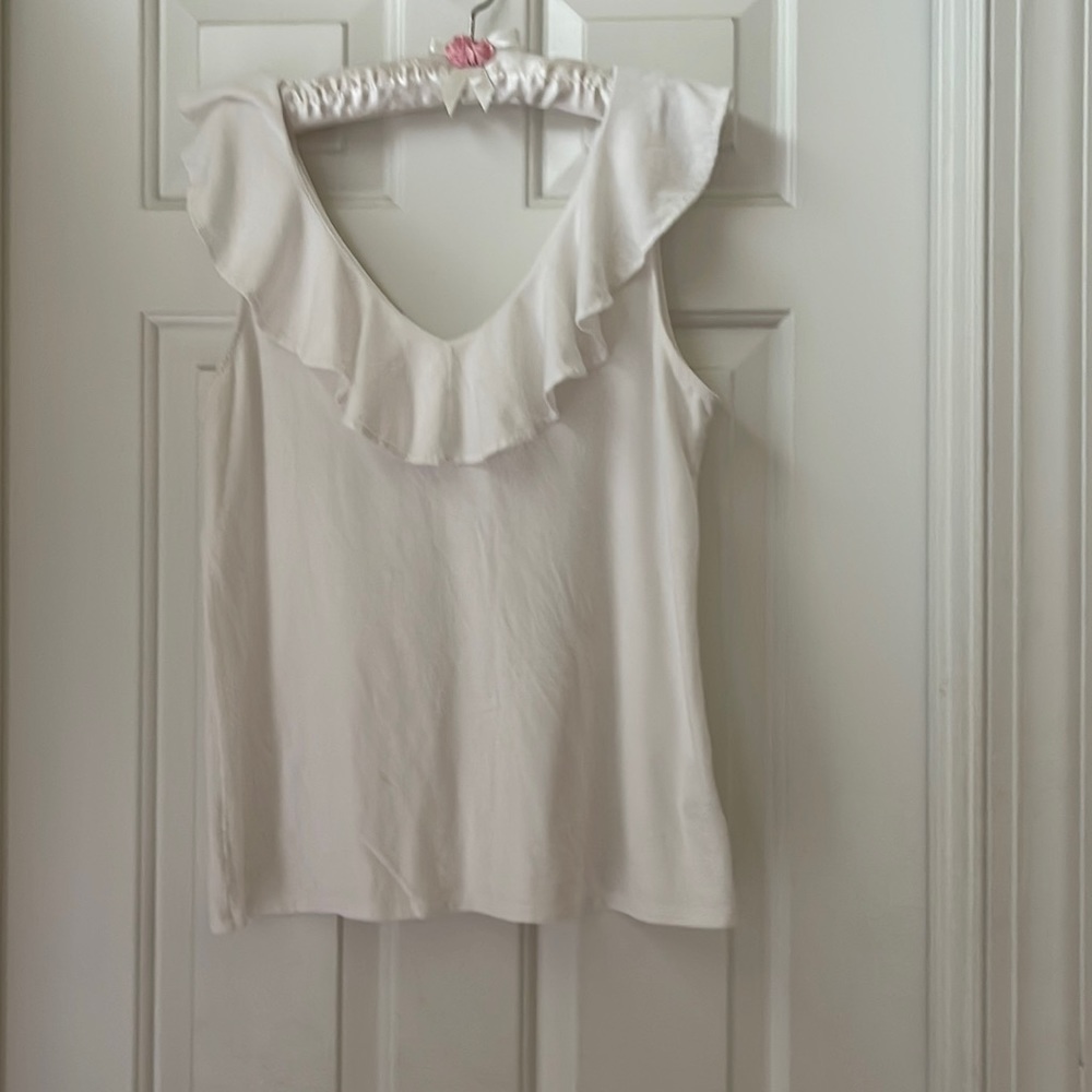 White  Lily Pulitzer  sleeveless top Size M